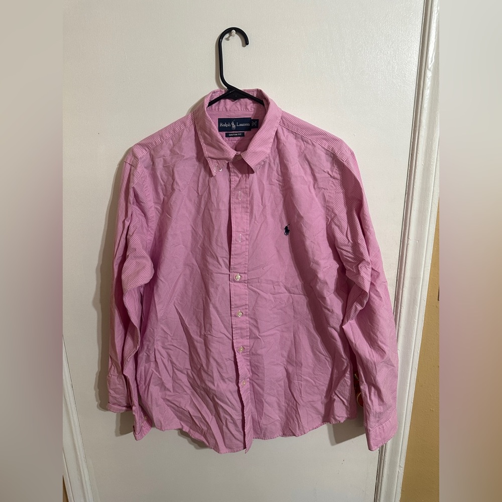 Pink Long sleeve dress shirt size 16 34/35